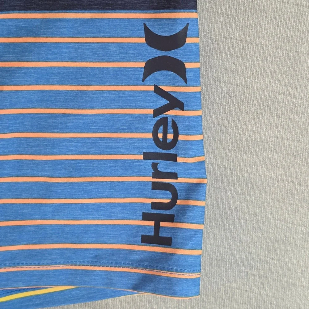 Lot of Hurley Board Shorts Mens 32 Blue Bird of Paradise Tropical Swim Trunks